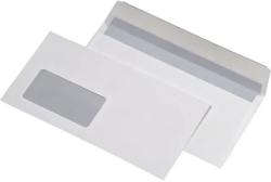 Intern Set 25 plicuri corespondenta DL autoadeziv alb 110 x 220 mm (PDLAUTOFERSTS25)