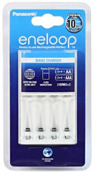 Sanyo/Panasonic Eneloop 10 órás időzítős akkutöltő 2/4 db AA/AAA (BQ-CC51E)