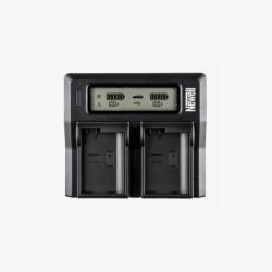 Newell DC-LCD dupla töltő DMW-BLF19E akkumulátorhoz (NL1226)