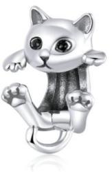 Ékszerkirály Ezüst macska charm (4000907604041)
