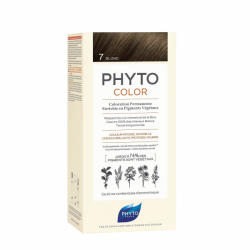 PHYTO Vopsea de par, PHYTO Phytocolor culoare par fara ammoniac 7 Blonde 50ml