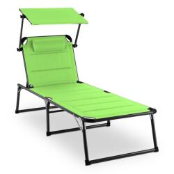 Blumfeldt Amalfi Juicy Lime napozóágy, 70 x 37 x 200 cm, napellenző, zöld (GDM5-Amalfi-Juicy-L)