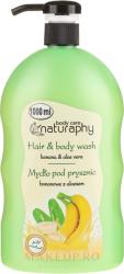 Naturaphy Șampon-gel de duș Banană și Aloe Vera - Naturaphy 1000 ml