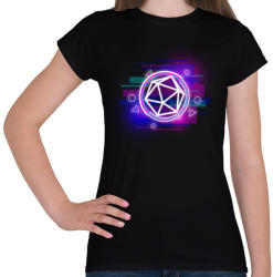 printfashion Cyber D20 - Női póló - Fekete (2760848)