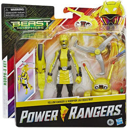 Hasbro Power Rangers: Beast Morphers - Yellow Ranger és Morphin Jax Beastbot