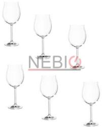 MONTANA Set 6 pahare de vin rosu Montana 042388, Model Burgundy Pure, Inaltime 23 cm, Diametru 8 cm, 550 ml, Transparent (042388)