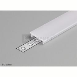 Topmet LED profil fedél "F" klikk opál 4000mm (A2160038)