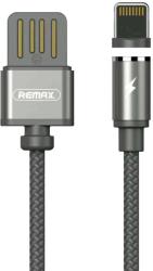 REMAX Cablu de incarcare Remax, RC-095i Magnetic USB/Lightning, LED Light 1M, Negru