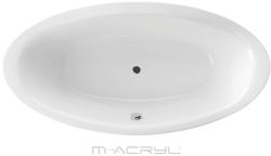 M-Acryl Oval 190x95 cm (12461)