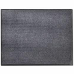 vidaXL Изтривалка за врата, сива, 90 x 150 см, PVC (241276)
