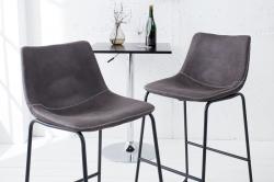LuxD Stílusos bár szék Alba / vintage szürke