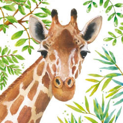 PPD Tropical Giraffe papírszalvéta 33x33cm, 20db-os - szep-otthon