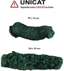 Malachit Natural Brut - 99-136 x 33-39 mm ( XXL ) - 1 Buc