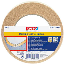 tesa Banda Adeziva Mascare Curbata 19mm / 25m (t-04319-79) - global-tools