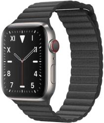 Viljar Loop Apple Watch bőr szíj fekete (KIFUTÓ) 40/41/42 MM