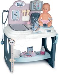 Smoby Masă medicală Baby Care Center Smoby electronică cu sunete, lumini și păpușă cu 28 accesorii de la 3 ani (SM240300)