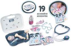 Smoby Trusă medicală pentru asistentă medicală Baby Care Smoby cu 19 accesorii și acțibilduri de la 3 ani (SM240301)