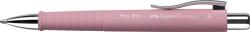Faber-Castell Golyóstoll, 1 mm, XB, nyomógombos, rózsaszín tolltest, FABER-CASTELL "Poly Ball", kék (TFC241127) - iroda24
