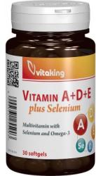 Vitaking Vitamina A+D+E+Seleniu, 30 cps, Vitaking