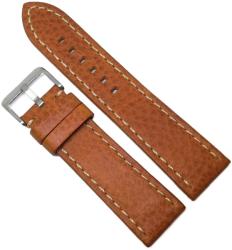  Curea de ceas Robusta din Piele Naturala - Culoare Portocalie - 24mm - WZ3977 (WZ3977)