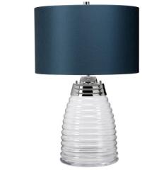 Quintiesse Veioză clasica, sticla, abajur turcoaz, Milne, E27, 1x60W, LED GU10, 1x7W, H: 643 mm, QN-MILNE-TL-TEAL (QN-MILNE-TL-TEAL)