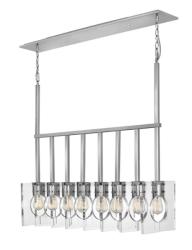 Quintiesse Suspensie modernă din metal nichel Ludlow, 8x60W, E27, H: 695-1564mm, QN-LUDLOW8-PN (QN-LUDLOW8-PN)