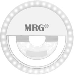 MRG Lanterna Inel Selfie MRG M-429, Reincarcabil, Pentru telefon, Alb