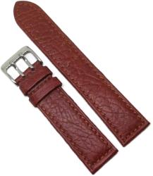  Curea de ceas din Piele Naturala - Culoare Rosie - Catarama dubla - 22mm - WZ3982 (WZ3982)