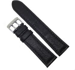  Curea de ceas din Piele Naturala - Culoare Neagra - Catarama dubla - 22mm - WZ3988 (WZ3988)