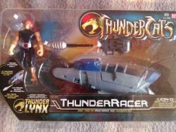 BANDAI Set ThunderCats -Figurina Lion-O cu automobil si arma (TCL) Figurina