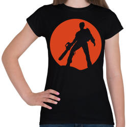 printfashion Ash vs Evil Dead - Női póló - Fekete (2782372)