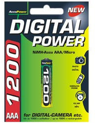 Vásárlás: Digital Power 1200mAh AAA akkumulátor Tölthető elem árak  összehasonlítása, 1200 mAh AAA akkumulátor boltok