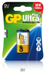 GP Batteries GP 9V Ultra PLUS alkáli tartós elem