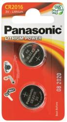Panasonic Gombelem, CR2016, 2 db, PANASONIC (PECR2016) - webpapir
