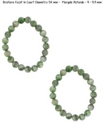  Bratara Fucsit In Cuart Diametru 54 mm - Margele Rotunde - 9 - 9, 9 mm - concepttropic - 42,00 RON