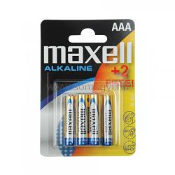 Maxell LR034-2 AAA elem, alkáli, 4+2db/bliszter ( MaxellLR034-2 ) (Maxell LR03 4+2)