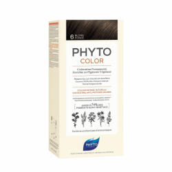 PHYTO Vopsea de par, PHYTO Phytocolor culoare par fara ammoniac 6 Dark Blond 50ml