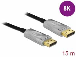 Delock Cablu DisplayPort activ optic v1.4 8K60Hz/4K144Hz T-T 15m, Delock 85886 (85886)