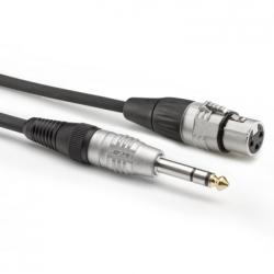 HICON Cablu audio jack stereo 6.35mm la XLR 3 pini T-M 3m, HBP-XF6S-0300 (HBP-XF6S-0300)