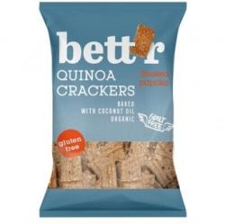 bett'r Crackers cu quinoa si boia fara gluten eco 100g Bettr