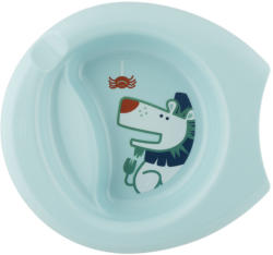 Chicco Easy Feeding csúszásmentes tányér - kék - babycenter-siofok