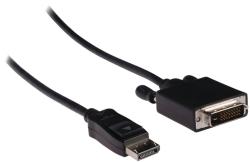 Nedis DisplayPort (M) - DVI-D (M) kábel 1m - Nedis [CCGP37200BK10]