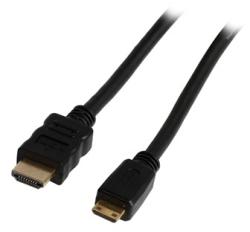 Nedis HDMI-mini HDMI (C) kábel 3m (aranyozott csatlakozókkal) [CVGP34500BK30]