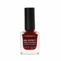 KORRES Gel Effect Nail Colour No 59 Wine Red lac de unghii 11ml