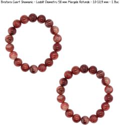  Bratara Cuart Shamanic - Lodolit Diametru 58 mm Margele Rotunde - 10-10, 9 mm - 1 Buc - concepttropic - 60,00 RON
