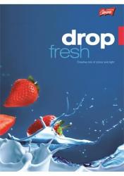 UNIPAP Fresh Fruit - Tűzött füzet A5 kockás 96 lap (UNFF596K)