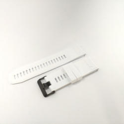 Yuestech Garmin QuickFit Szilikon szíj 22mm - Fehér fekete csattal (YS-357-22MM-01)