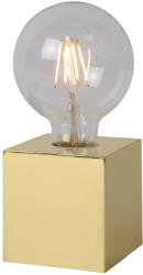 Lucide 20500/05/01 | Cubido Lucide asztali lámpa 19cm vezeték kapcsoló 1x LED 500lm 2700K sárgaréz (20500/05/01)