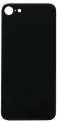tel-szalk-150622 Apple iPhone SE 2020 fekete akkufedél, hátlap, hátlapi kamera lencsével (tel-szalk-150622)