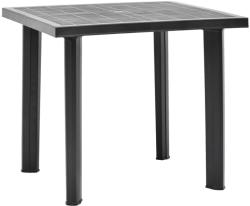 vidaXL Masă de grădină, antracit, 80 x 75 x 72 cm, plastic (48804)